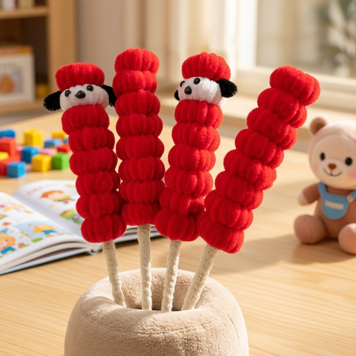 手工DIY糖葫芦兔子扭扭棒自制材料包创意玩偶趣味节日活动送礼物,玩具/童车/益智/积木/模型,其他手工制作,淘宝优惠券,粉丝福利购,淘宝优惠卷