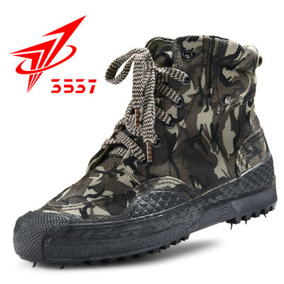 正品三五三七解放鞋工地男劳动鞋高帮胶鞋耐磨工地劳动鞋防滑徒步