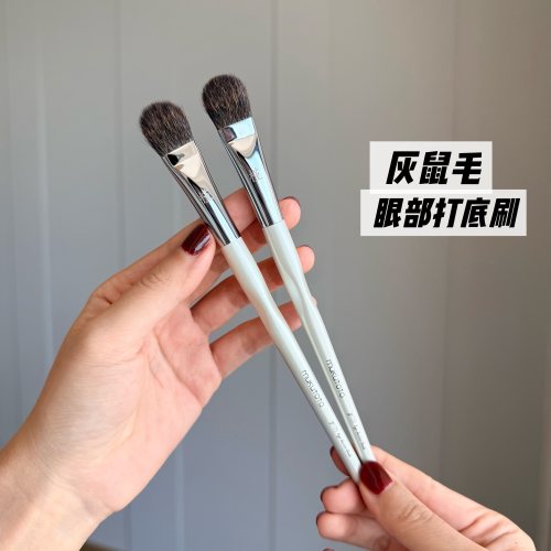 高级！灰鼠毛动物毛眼部打底刷大号眼影刷高光刷提亮发际线化妆刷