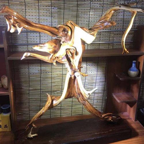 正宗太行山崖柏木随行精品双色料摆件一物一拍489号