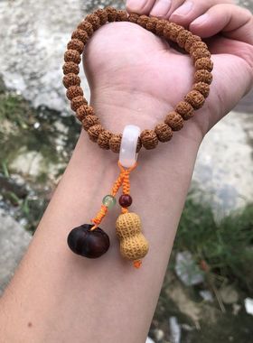 小金刚树王菩提子手持108手串好事发生盘玩男女念珠佛珠文玩手链