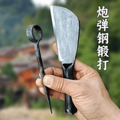 楚家刀手工锻打划鳝鱼刀杀黄鳝泥鳅神器家用剖黄鳝刀具专用工具刀