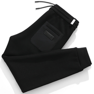 中年潮流弹力束脚裤卫裤秋冬厚款