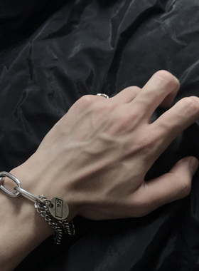 手链手链潮牌钛钢百搭嘻哈情侣