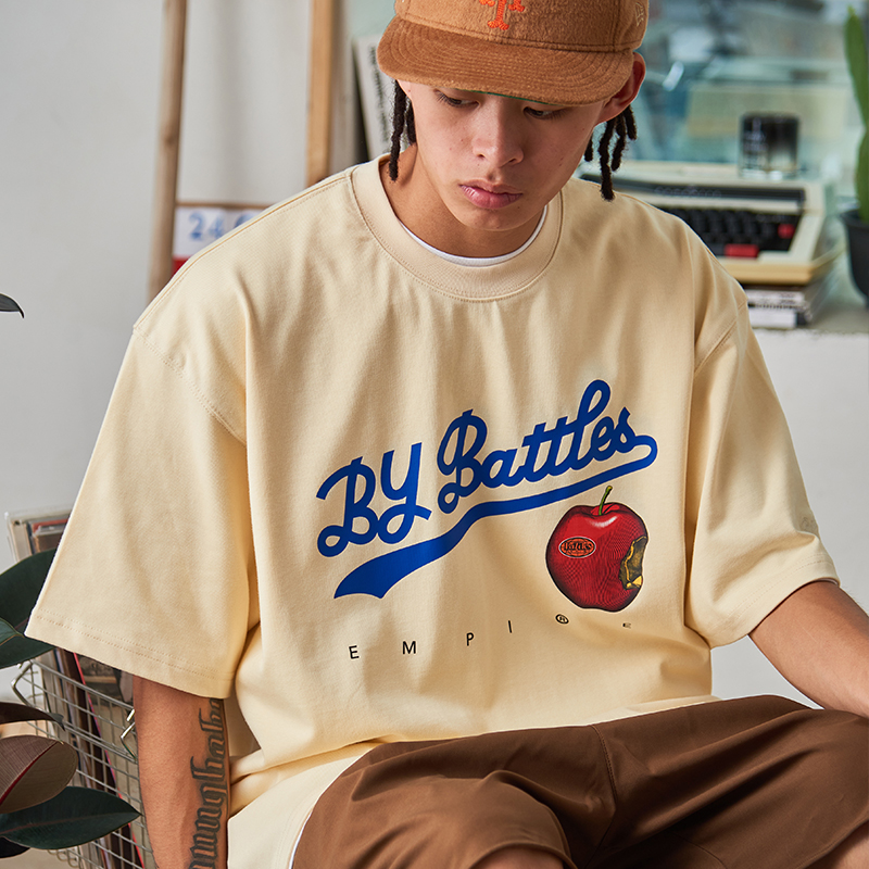 潮牌短袖嘻哈情侣印花T恤百搭