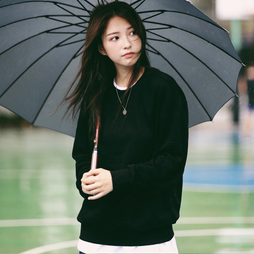 圆领百搭休闲卫衣