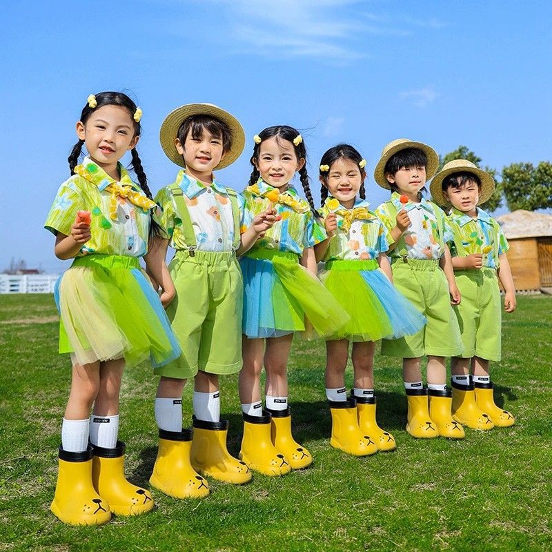 六一儿童表演啦啦队舞蹈演出服