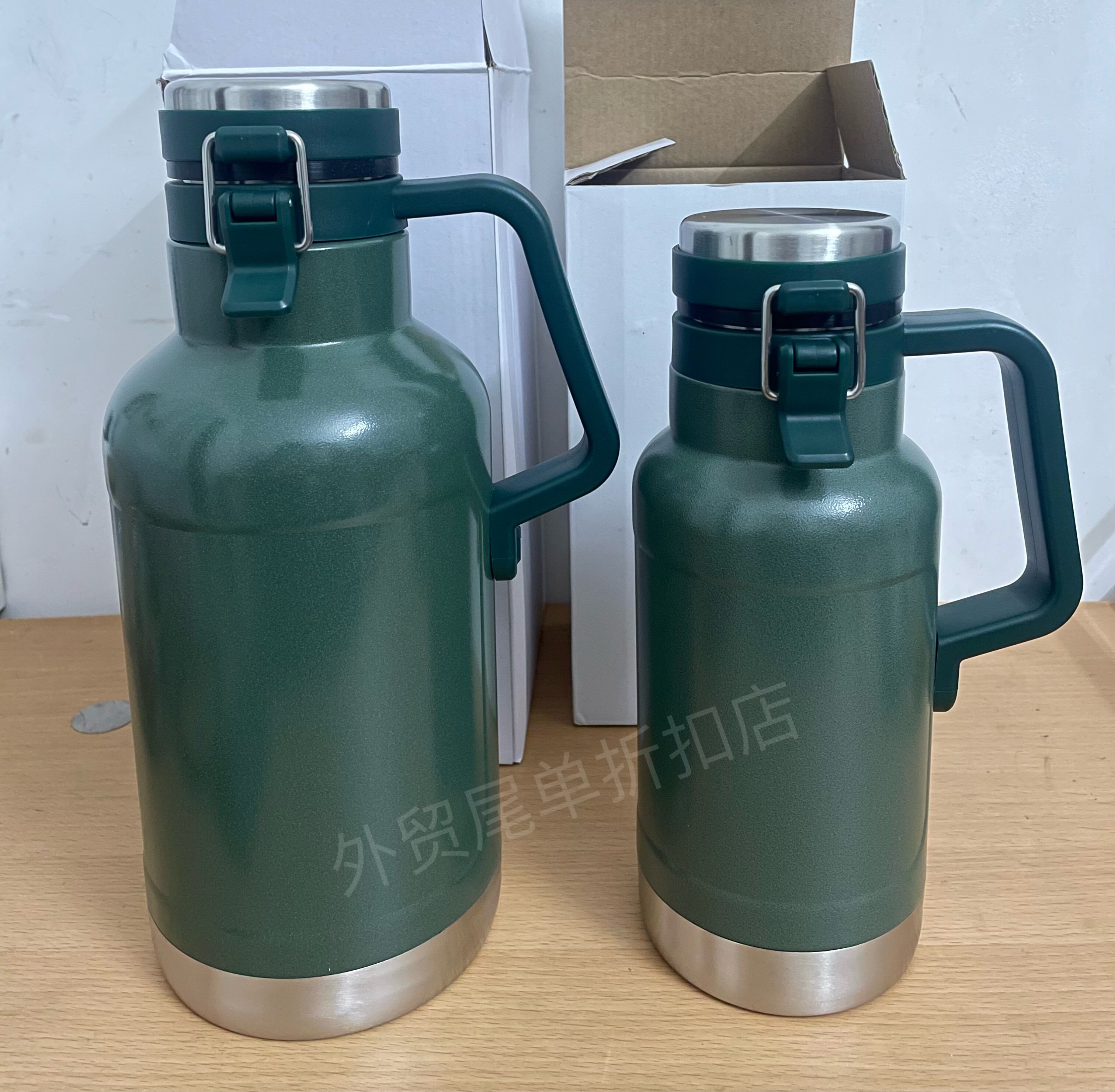 欧洲露营啤酒壶保温壶保冷壶不锈钢大容量便携户外保温啤酒桶