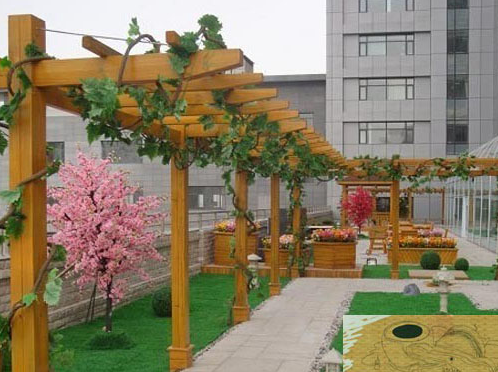 定制 葡萄架防腐木 庭院花园碳化木 户外廊架爬藤架花架长廊在类目 住宅家具, 架类, 花架/花几中 - 来自Buy2taobao.com提供专业的淘宝代购服务