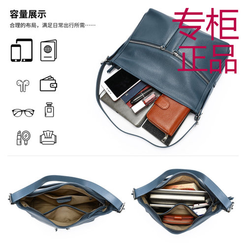亚马逊高品质头层牛皮女士单肩包