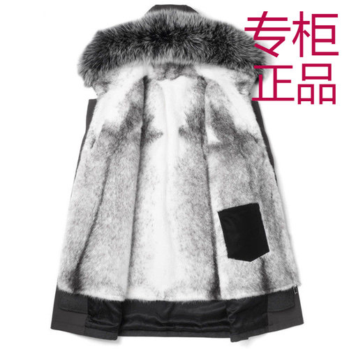 海宁皮草派克服男士整貂内胆皮毛