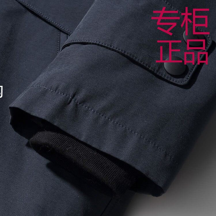 派克服男中长款2025新款男士真皮皮草外套冬季郊狼毛内胆皮毛一体