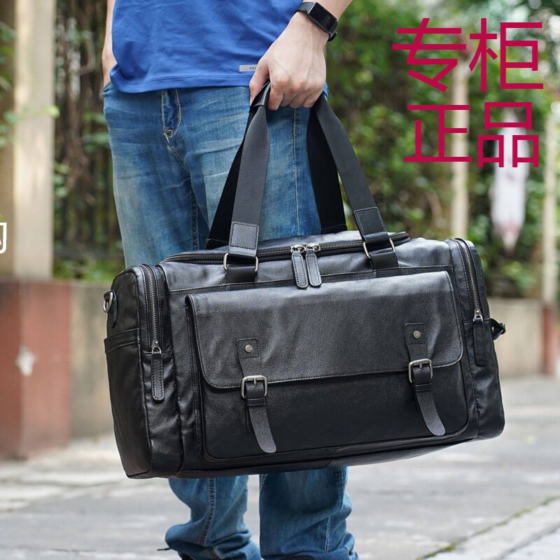 玛轮特真皮男士手提包旅行袋高级感头层牛皮出差韩版多功能行李包