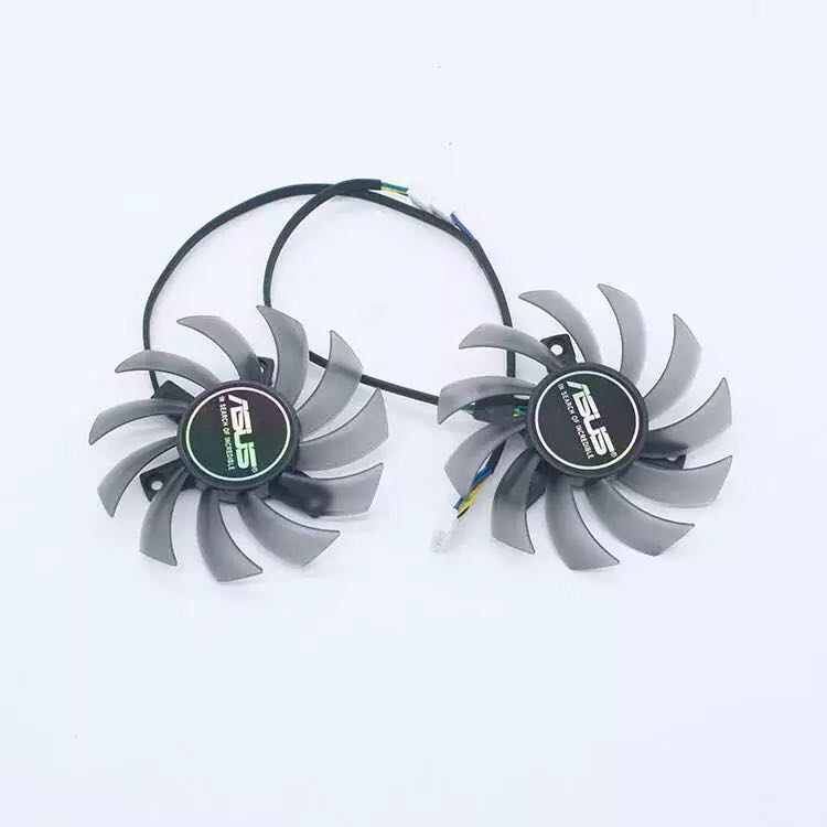 包邮全新华硕GTX660 GTX670 GTX680 GTX690显卡双风扇 FD7010H12S