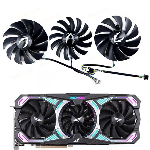 索泰RTX 3070ti 3080 3080ti 3090 3090ti PGF OC显卡风扇