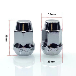 原厂款汽车螺丝轮毂螺母适用吉普牧马人19对边M1/2''-20长35MM