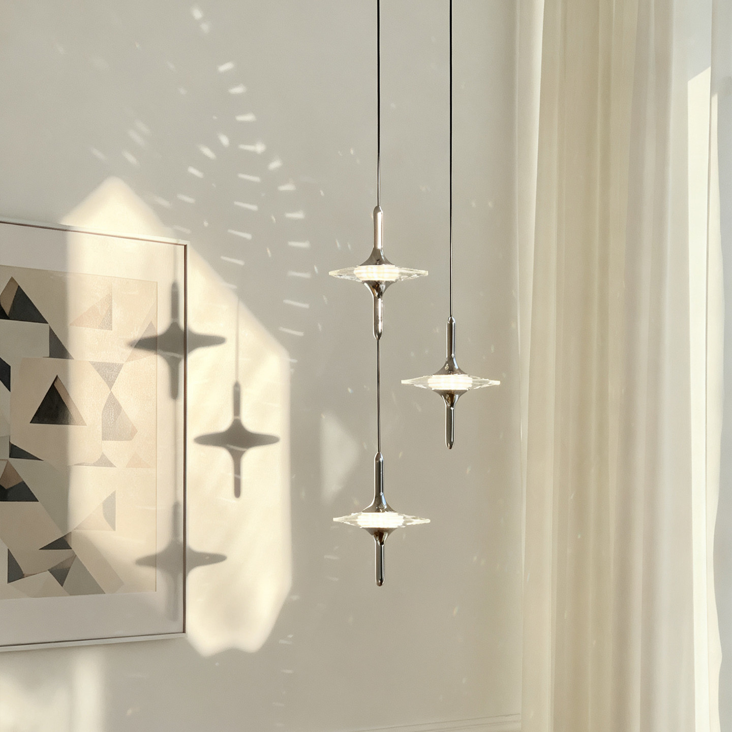 卧室床头小吊灯法式客厅背景墙星星灯高级感玄关走廊艺术氛围灯具,家装灯饰光源,床头/玄关/吧台/过道吊灯,淘宝优惠券,粉丝福利购,淘宝优惠卷