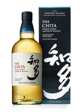 日本原装进口三/得利知多单一谷物威士忌洋酒THE CHITA 700ml