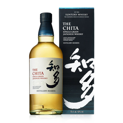 日本原装进口三/得利知多单一谷物威士忌洋酒THE CHITA 700ml