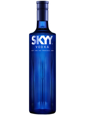 深蓝伏特加 蓝天伏特加原味 Skyy Vodka洋酒 烈酒 鸡尾酒 基酒