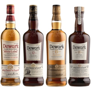 DEWAR'S 帝王二次陈酿白牌调配12/15/18/25年苏格兰威士忌酒750ml