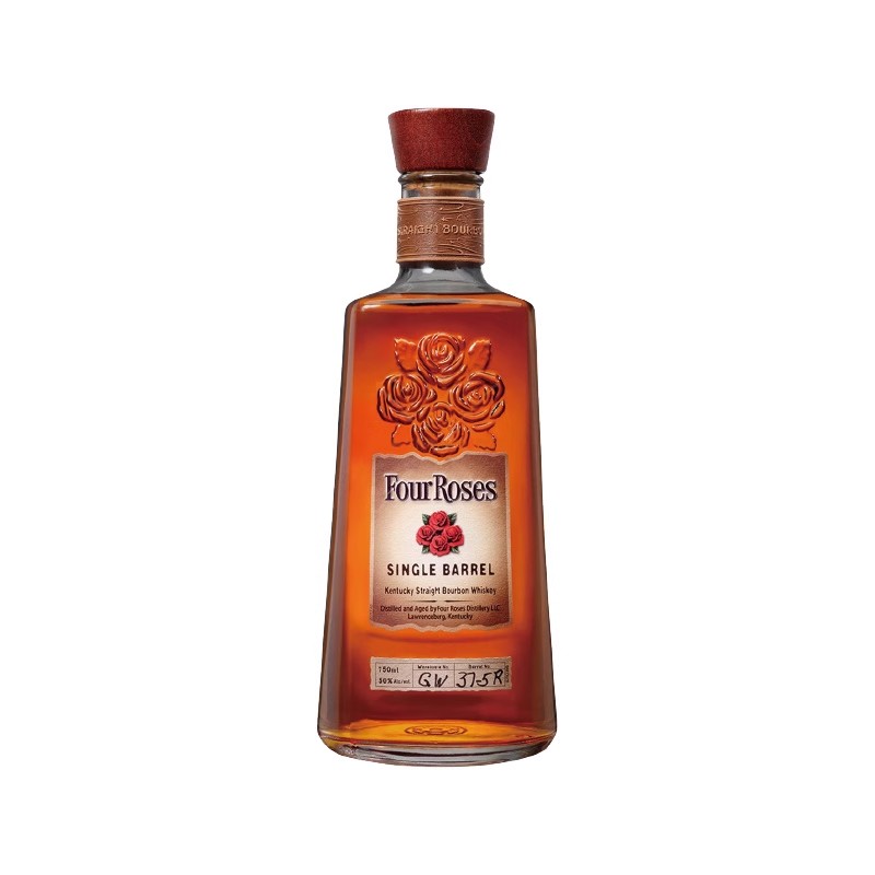 FourRoses四玫瑰 单桶酿造 波本威士忌750ml*1瓶装美国进口洋酒
