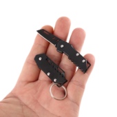 钥匙扣小刀可折叠随身迷你挂件袖 珍edc工具不锈钢开箱拆快递小刀