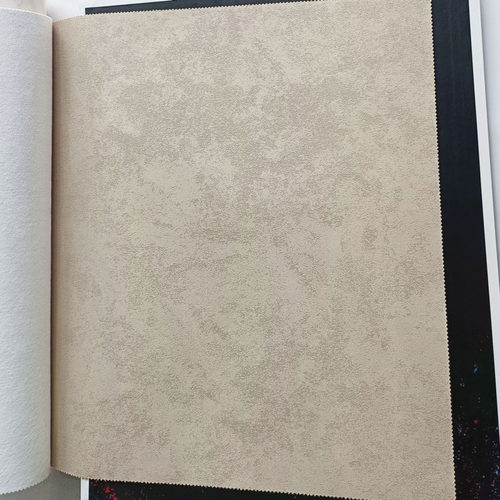 复古工业风水泥灰色墙布米色壁布