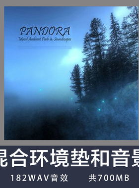 Bluezone公司潘多拉混合环境垫和Soundscapes WAV-MAGNETRiXX