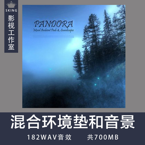 Bluezone公司潘多拉混合环境垫和Soundscapes WAV-MAGNETRiXX