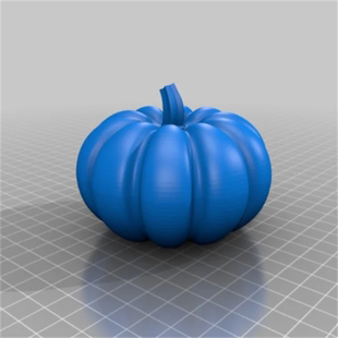 南瓜植物手办万圣节装饰品三维立体stl文件雕刻机3D打印模型素材