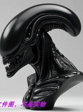 外星人异形大战铁血战士异形头雕三维立体stl文件雕刻3D打印模型