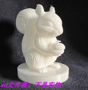 松鼠动物宠物卡通手办普通三维立体图stl文件3d打印模型素材