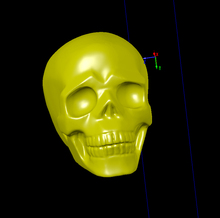 头骨骷髅人物幽灵骨头三维立体图纸stl文件雕刻机3D打印模型素材