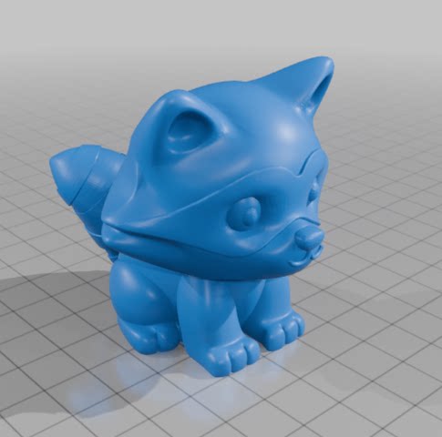 浣熊皖熊熊猫熊动物生肖宠物卡通三维立体圆雕stl文件3D打印模型