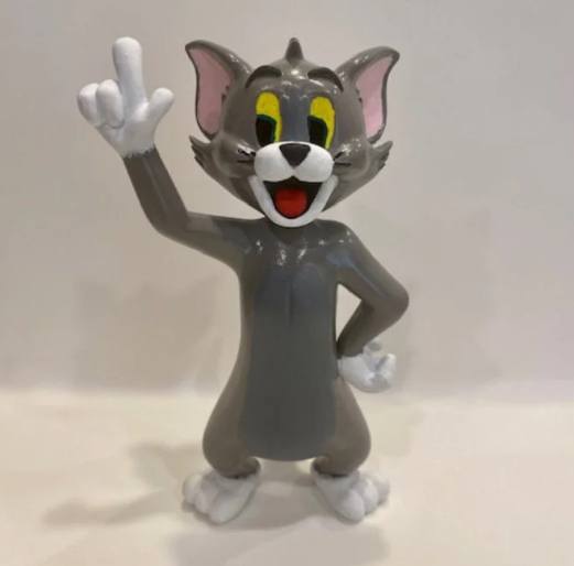 汤姆猫和老鼠卡通动漫三维立体图纸stl文件雕刻机3D打印模型素材