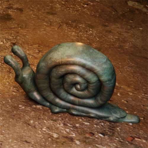 蜗牛动物宠物玩具装饰摆件三维立体stl文件雕刻机3D打印模型素材