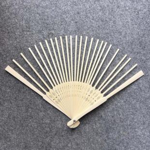 中式 21cm diy做手工团建活动 中国风 小扇子骨架 折扇扇骨 竹制