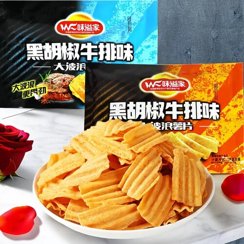 味溢家薯片零食包薯片零食夜宵充饥追剧解馋薯片零食