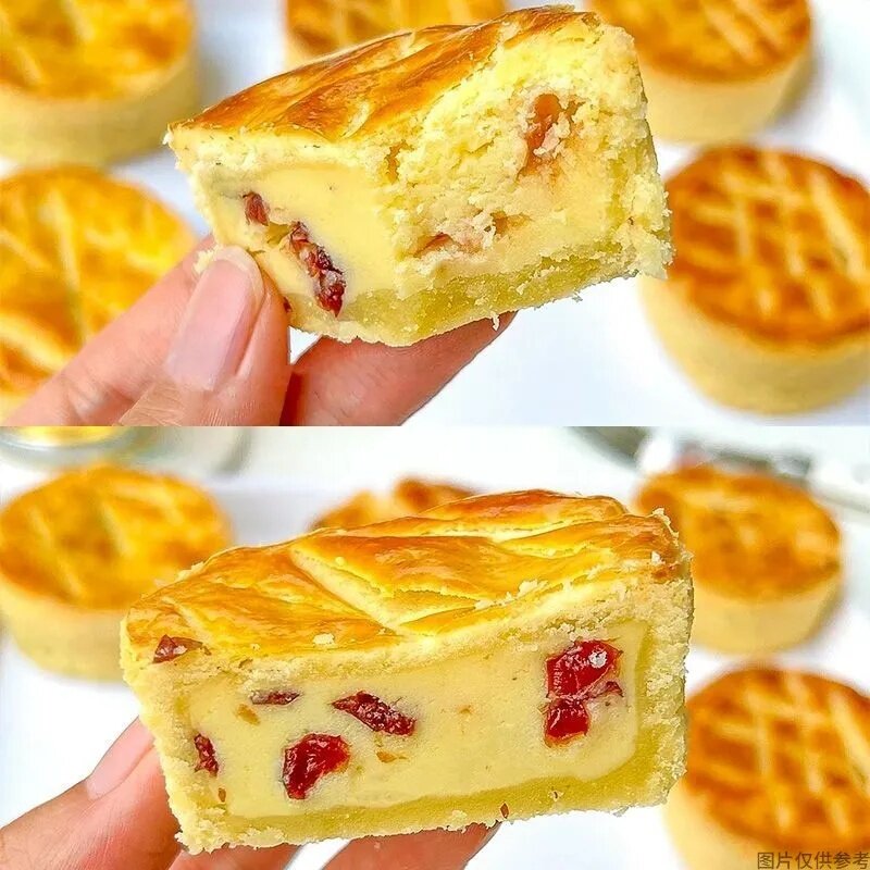 法式乳酪月饼蔓越莓无添加剂正品月饼礼盒下午茶糕点心休闲小零食