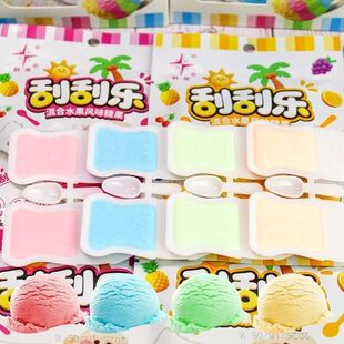 韩星刮刮乐混合水果风味年货送礼摆盘糖果零食过年宿舍必备解馋