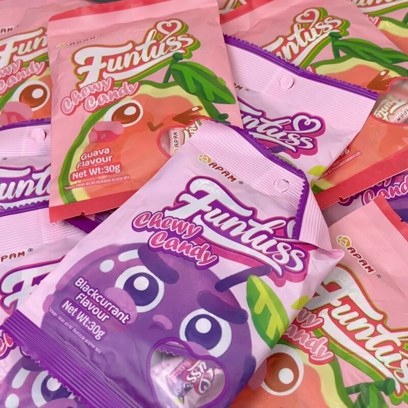 独立包装马来西亚进口水果软糖多种口味休闲零食解馋酸甜年货糖果
