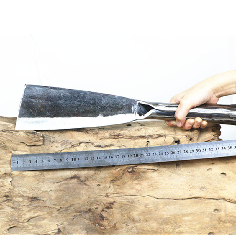 阳江手工锻打农用园林镰刀砍树竹蔑劈柴刀修枝刀加厚加重柴刀包邮