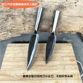 剔骨刀专用小尖刀手工锻打分割鱼刀屠夫杀羊刀联厂专用刀剖鱼用刀