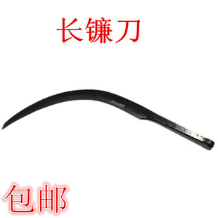 刮棕榈树皮棕榈果长柄镰刀农用弯刀长刮刀纯手工锻打收割刀割草刀