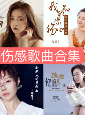 伤感歌曲合集U盘洋澜一 赵洋 魏佳艺 李英伤感情歌音乐优盘MP3