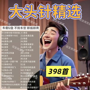 大头针歌曲u盘泪海经典老歌曲ai翻唱专辑车载音乐MP3音频优盘