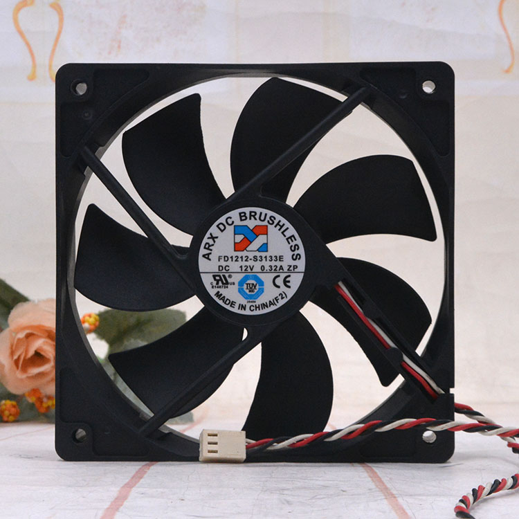 ARX 12V 0.32A 12025 FD1212-S3133E 12CM/厘米电源主板 散热风扇