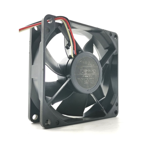 04W 3线 B79 12V 双滚珠大风量静音散热风扇 8025 3110SB