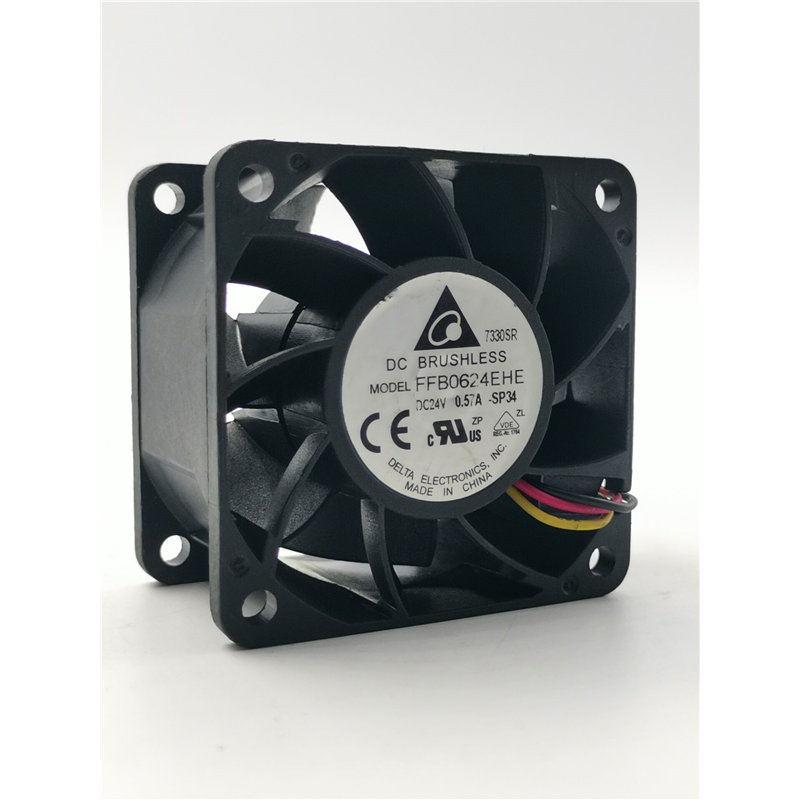 FFB0624EHE  6038 24V 6CM 3线带测速 变频器散热风扇